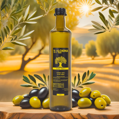 SAÇAKLI Erken Hasat Soğuk Sıkım Zeytinyağı 750 ml Cam Şişe